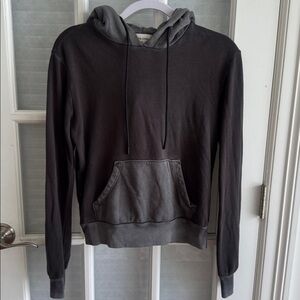 Cotton Citizen Charcoal and Slate Pullover Hoodie Size Small
